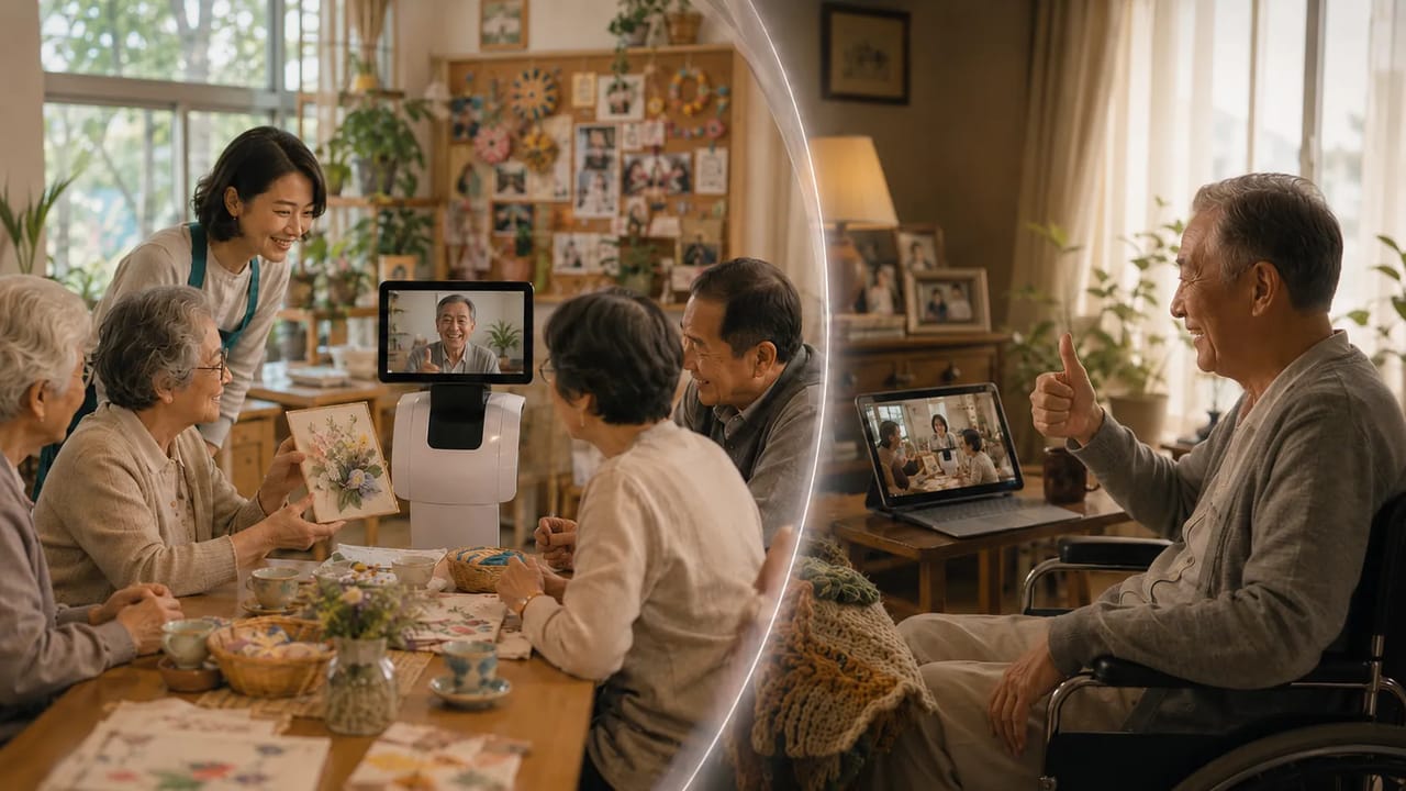 Through Temi, people with limited mobility can join community activities remotely, share everyday moments, and remain connected to the people around them.