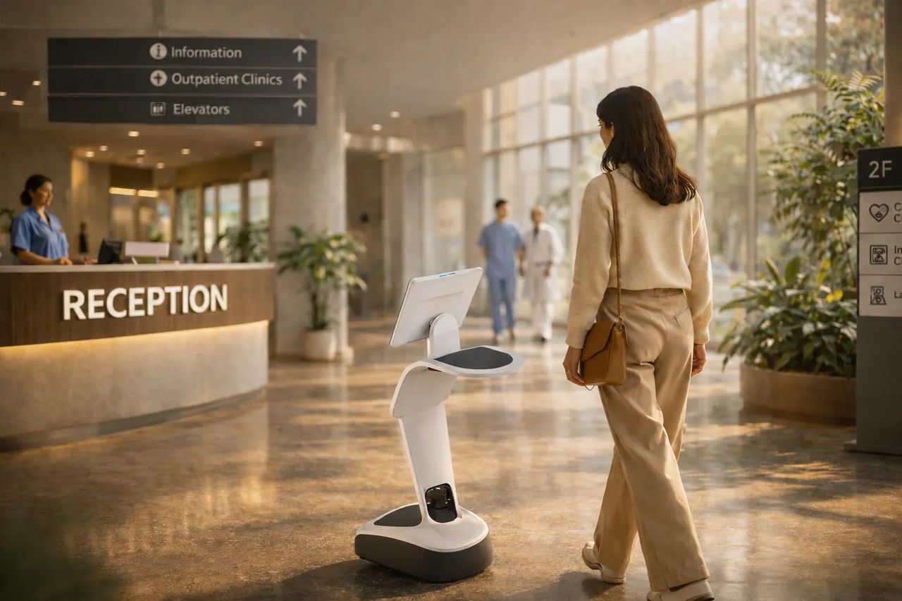 Temi guides patients from reception to clinics, departments, and service points, reducing confusion, improving on-time arrival, and creating a smoother, more supportive patient journey.