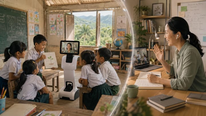 Through Temi, students in rural classrooms can connect with remote teachers, share their ideas, and receive real-time support beyond geographical distance.