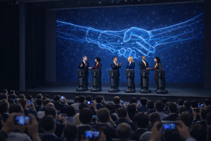 Temi enables synchronized ceremonial experiences, turning traditional stage moments into seamless, technology-driven activations that enhance professionalism, impact, and brand presence.